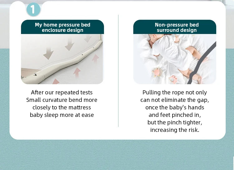 Secure Sleeping Solutions: Anti-Fall Bed Barriers for Newborns and Toddlers