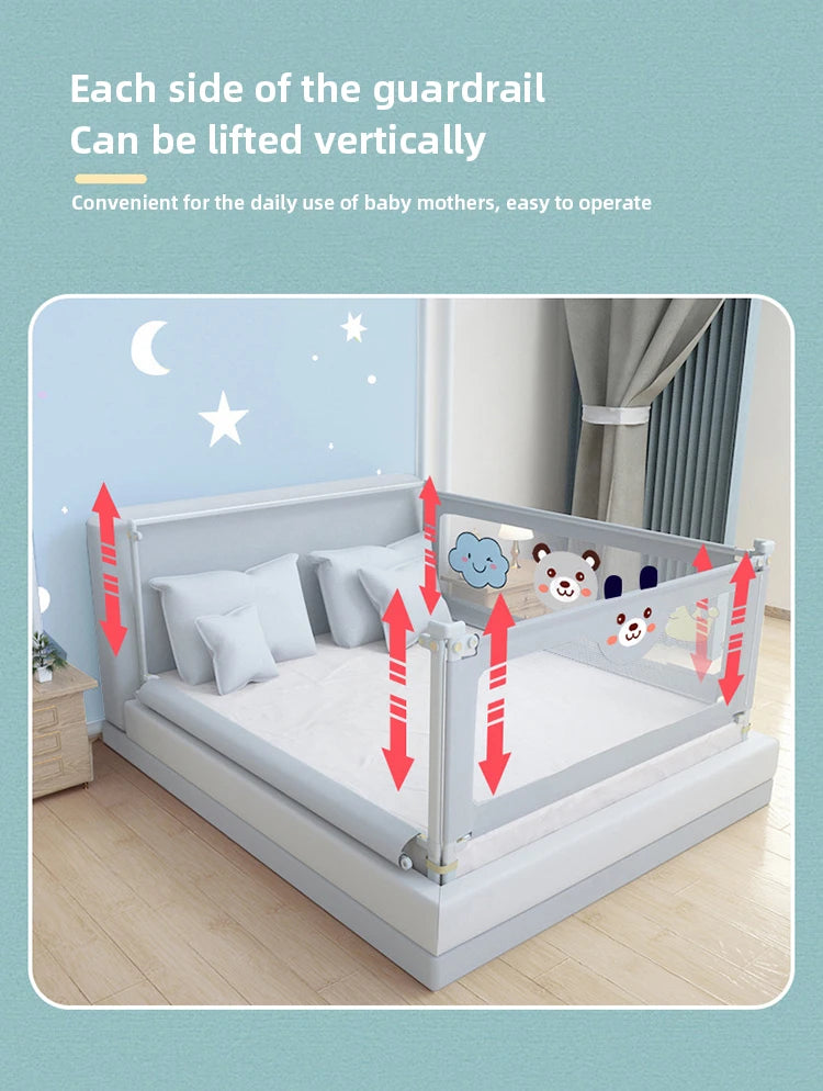 Secure Sleeping Solutions: Anti-Fall Bed Barriers for Newborns and Toddlers