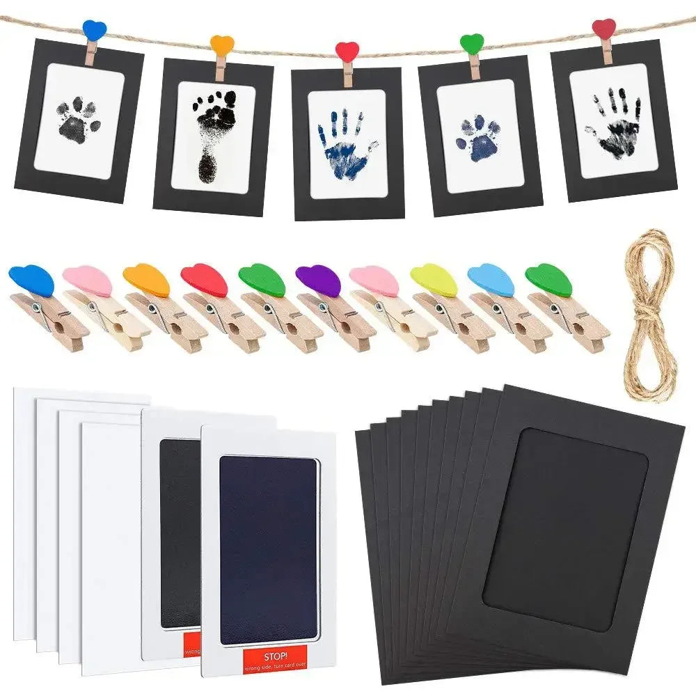 Inkless Inkpad Kits for Baby Handprints, Footprints, and Pet Paw Prints – Perfect for Keepsakes and Gifts"