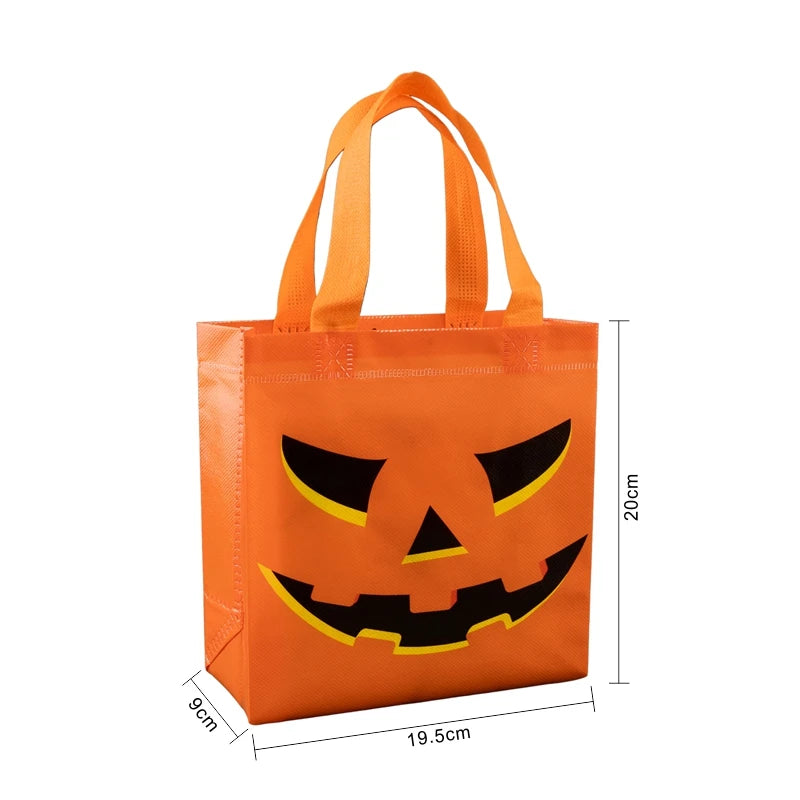 StoBag 24pcs Wholesale Happy Halloween Non-woven Gift Bag Tote Fabric Packaging Kids Storage Pouch Trick or Treat Party Favors drugo zaglavie