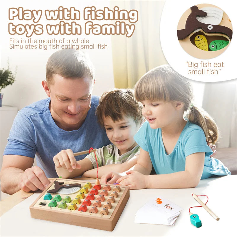 Wooden Rocket 5-in-1 Toy Set - Multifunctional Shape Cognitive Toy and Beaded Montessori Activity for Babies