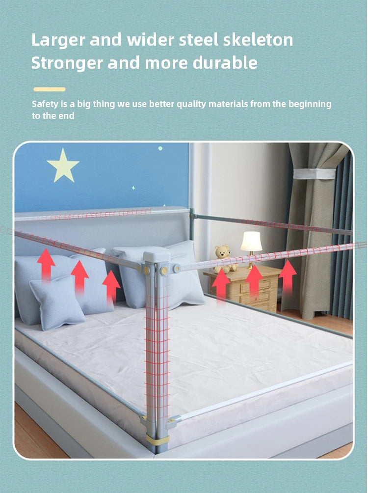 Secure Sleeping Solutions: Anti-Fall Bed Barriers for Newborns and Toddlers