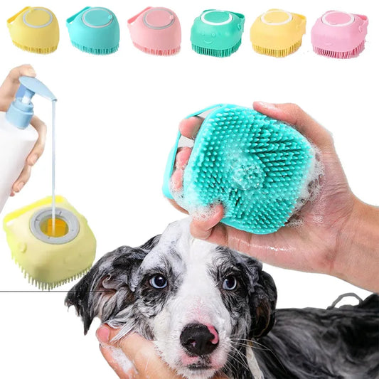 Pet Dog Shampoo Brush