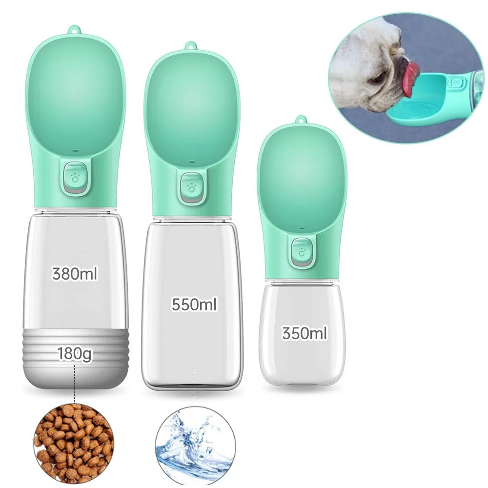 Portable water and food bottle for Dogs and Cats