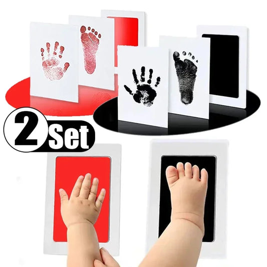 Inkless Inkpad Kits for Baby Handprints, Footprints, and Pet Paw Prints – Perfect for Keepsakes and Gifts"