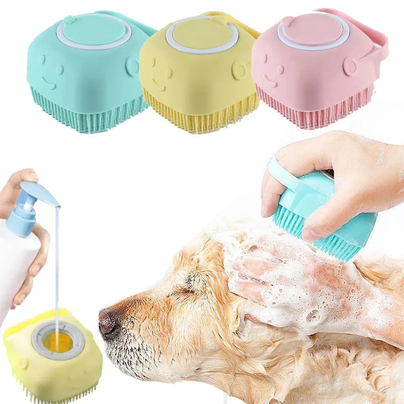 Pet Dog Shampoo Brush