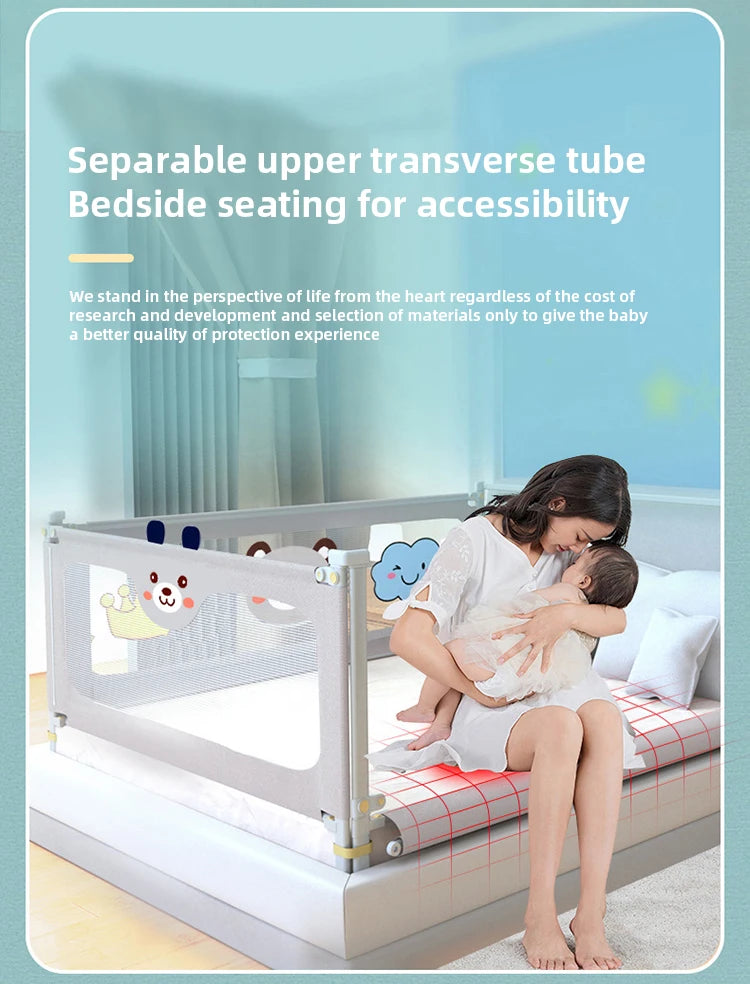 Secure Sleeping Solutions: Anti-Fall Bed Barriers for Newborns and Toddlers