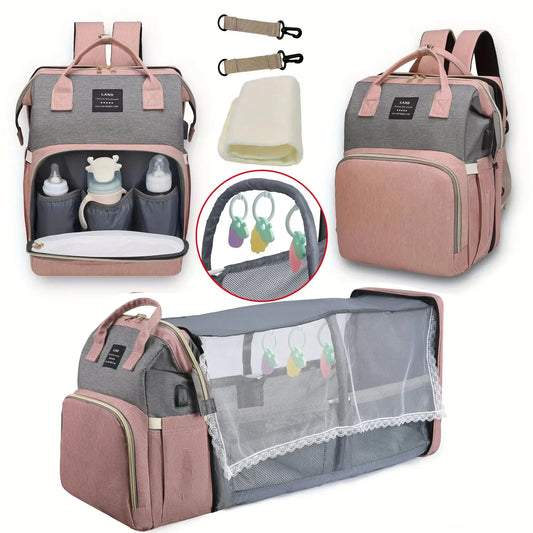 Backpack Diaper Bag for Strollers, Designed for Moms