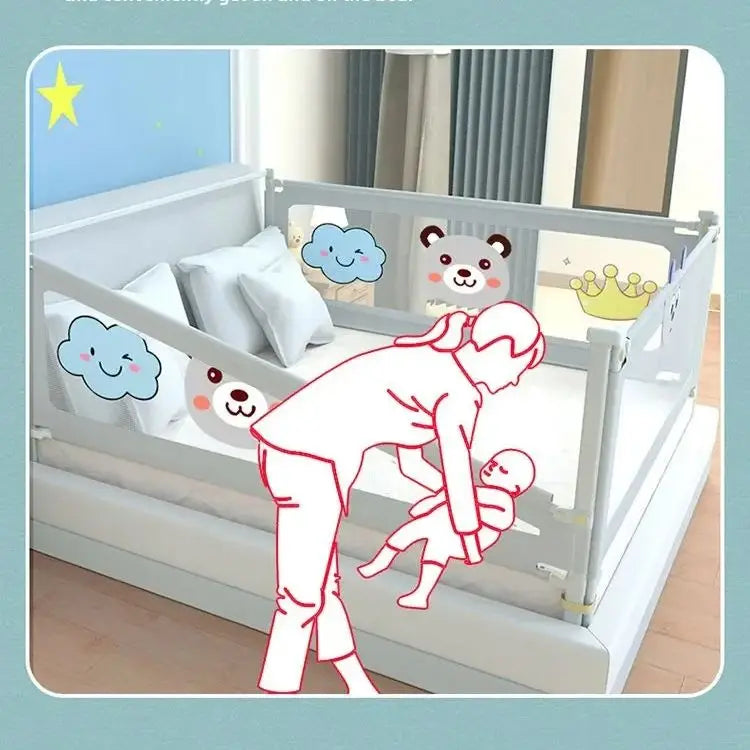 Secure Sleeping Solutions: Anti-Fall Bed Barriers for Newborns and Toddlers