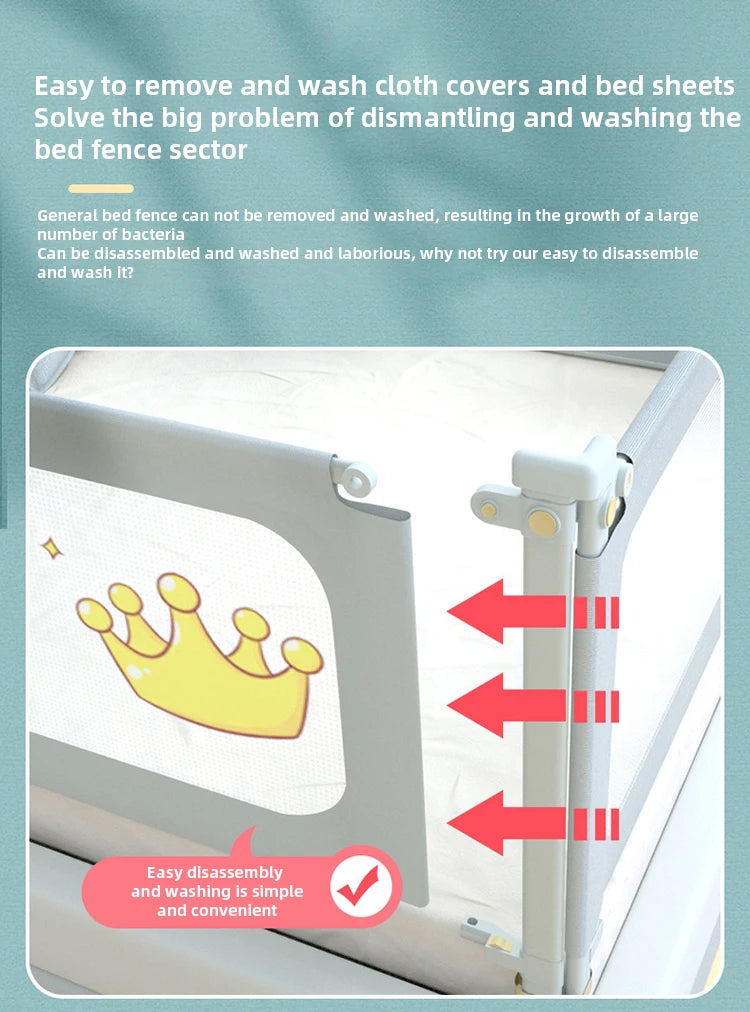 Secure Sleeping Solutions: Anti-Fall Bed Barriers for Newborns and Toddlers