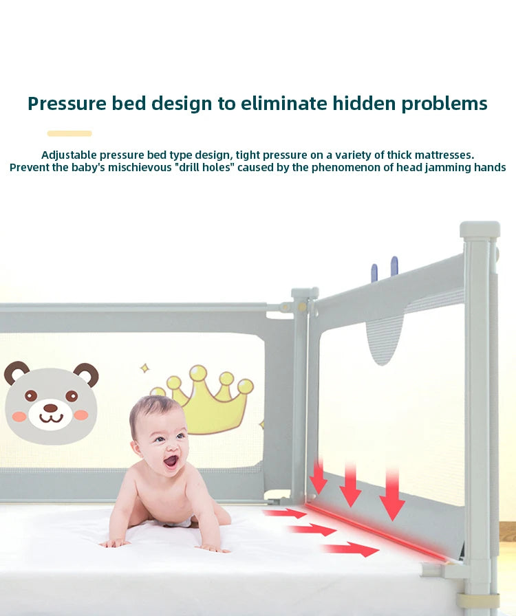 Secure Sleeping Solutions: Anti-Fall Bed Barriers for Newborns and Toddlers